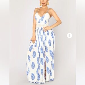 Holy slit maxi dress